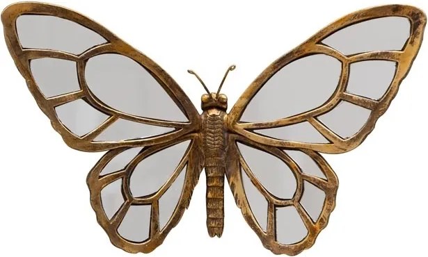 Oglinda decorativa, de perete, din rasina, Butterfly