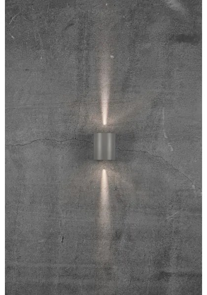 Nordlux - Aplică LED de exterior CANTO 2xLED/5,5W/230V IP44 gri