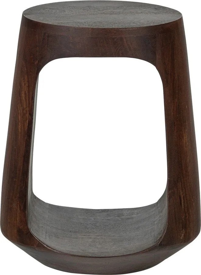 Măsuță auxiliară rotundă din lemn de mango ø 33 cm Bayo – WOOOD