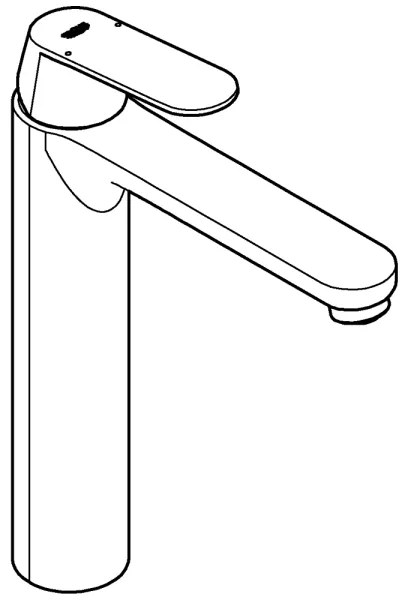 GROHE 23921000 - Baterie pentru lavoar EUROSMART COSMOPOLITAN XL, crom lucios