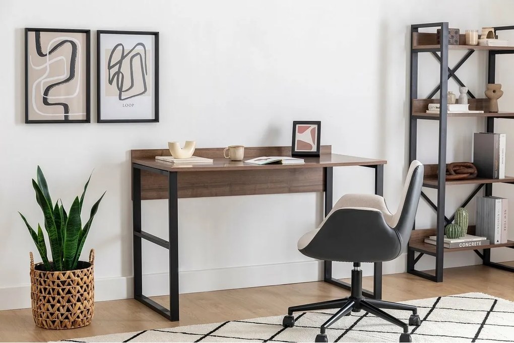 Birou Rana Walnut and Black