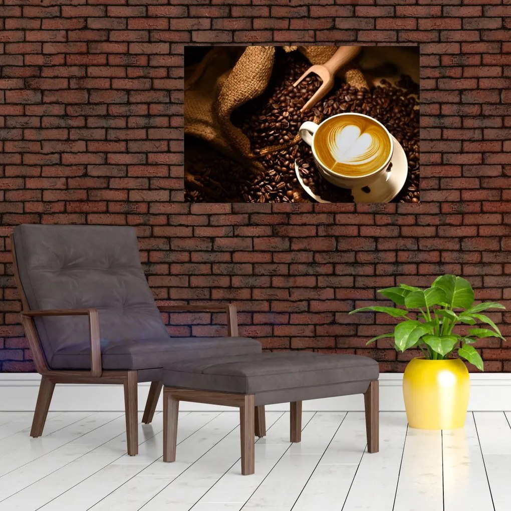 Tablou - O ceașcă de cafea (90x60 cm)