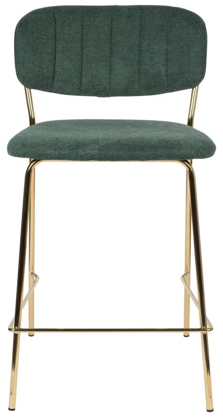 Scaune de bar verde-închis 2 buc. 89 cm Jolien – White Label