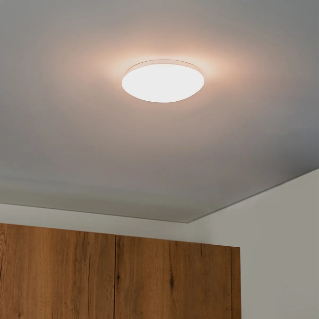 Plafoniera moderna alba 26 cm cu LED inclus - Iene