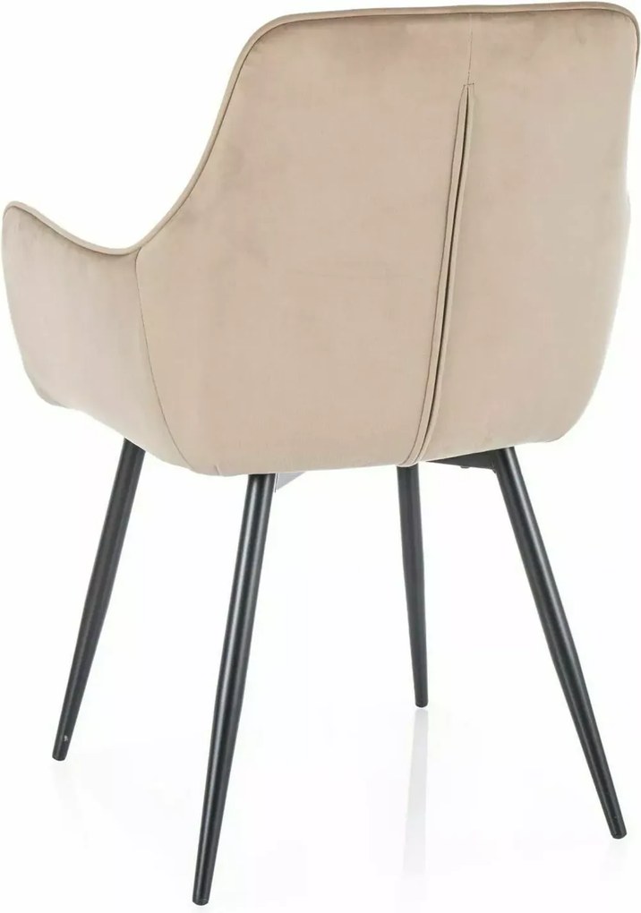Scaun de dining tapiTat FIGO, bej/negru