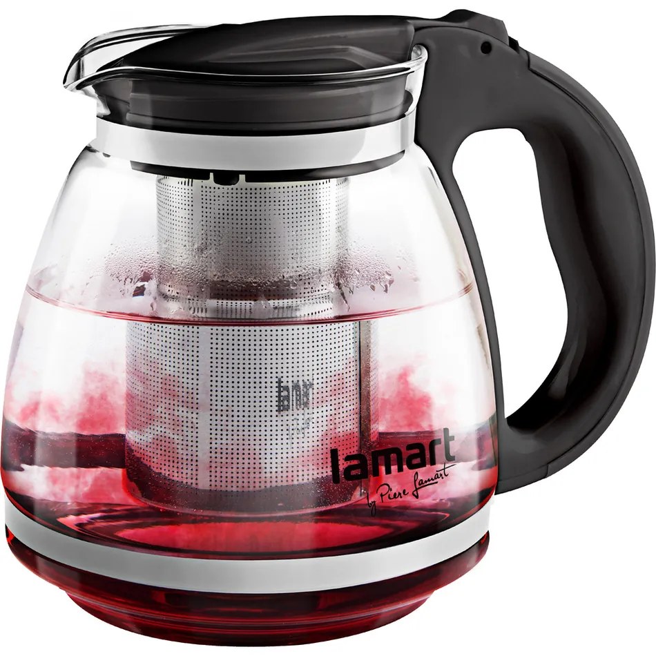 Ceainic Lamart LT7027 Verre 1,5 l, negru, 1,5 l