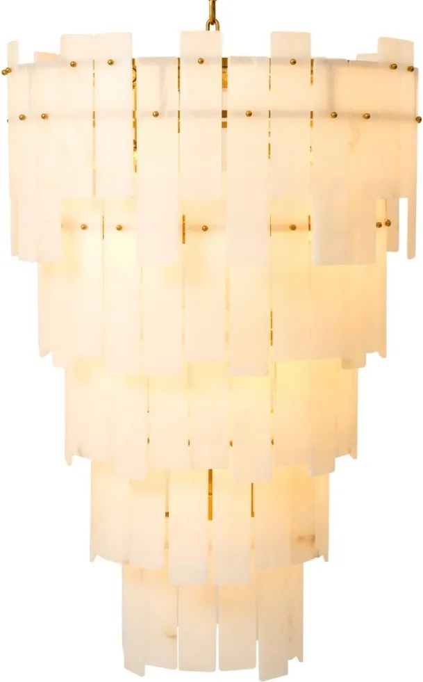 Candelabru design elegant LUX Greyson XL, Alabaster