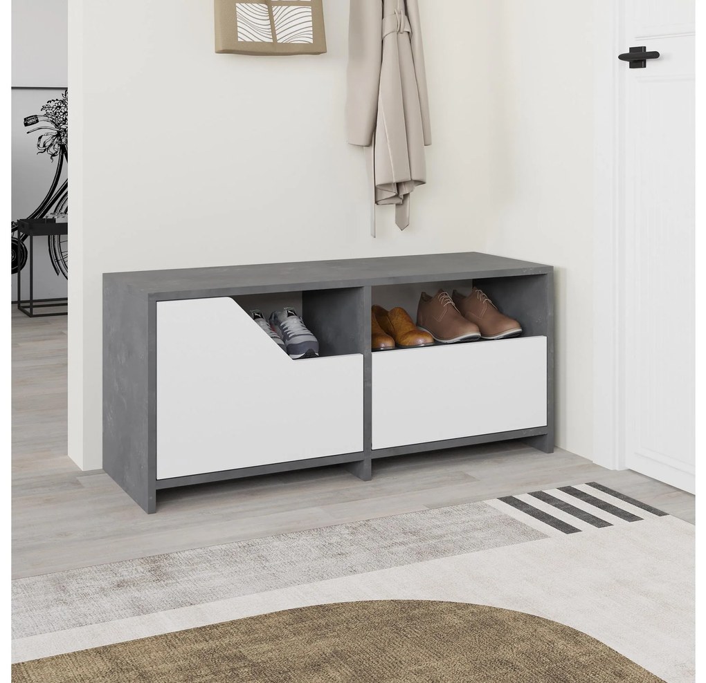 Pantofar Todeba (gri + alb) . 1094664