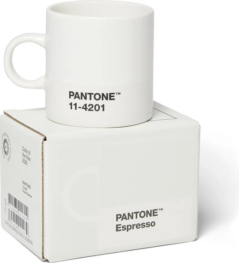 Ceașcă espresso ceramică albă 120 ml Cloud Dancer - Pantone