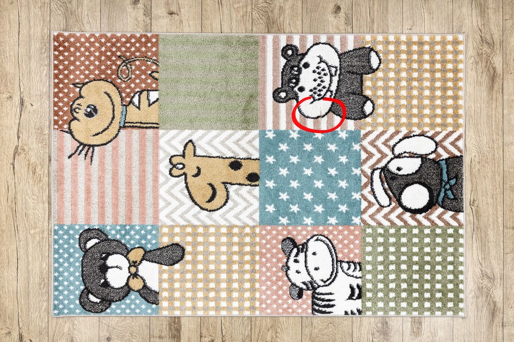 Covor FUN Pets pentru copii, animale, colorat multi - SECUNDAR-COTATI PRODUSUL