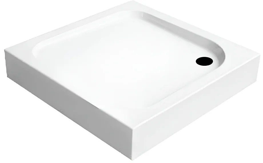 Cădiță de duș acrilică pătrată Klonberg 90x90 cm