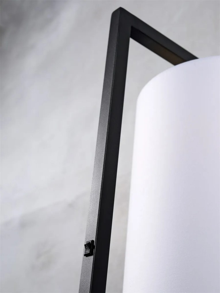 Lampadar, Lampa de podea moderna Boston negru/ alb