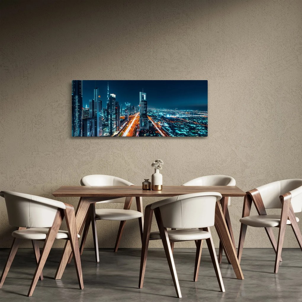 Tablou - Noaptea la Dubai (120x50 cm)