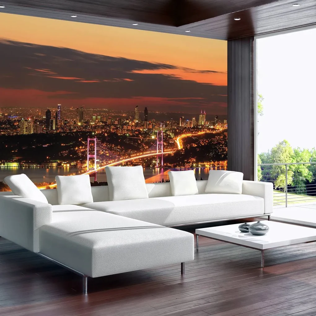 Fototapet - Privire spre River City (254x184 cm), în 8 de alte dimensiuni noi