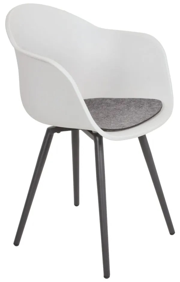 Scaun de grădină gri din plastic Zara – Garden Pleasure