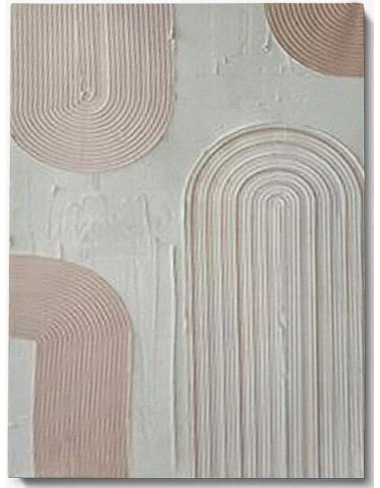 Tablou pictat manual 50x70 cm 3D Canvas – Wallity