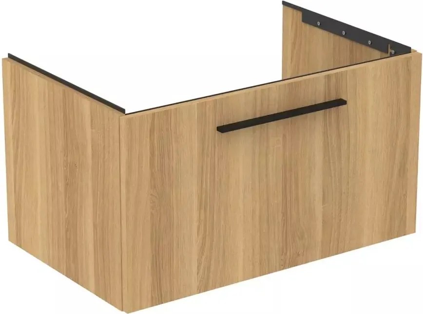 Dulap baza suspendat Ideal Standard i.life B finisaj stejar natural 1 sertar 80 cm