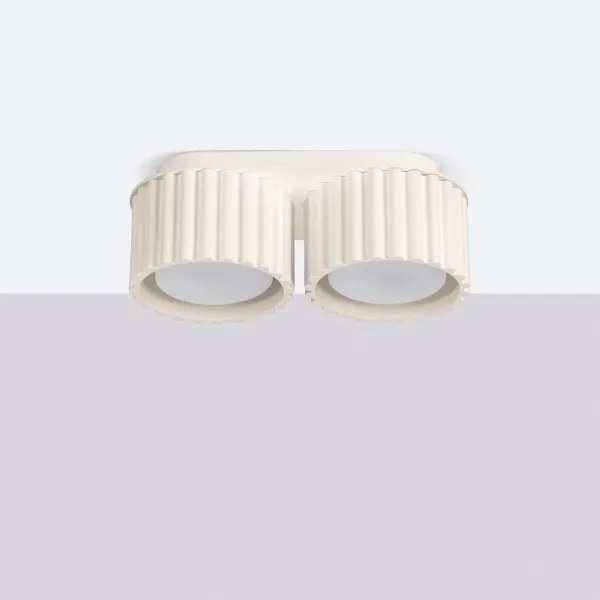 Sollux SL.1793 - Spot AURA, 2xGX53/10W/230V, crem