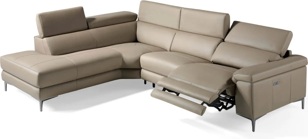 Coltar design LUX cu sezlong stanga, functia relax Serena AC-5320-L