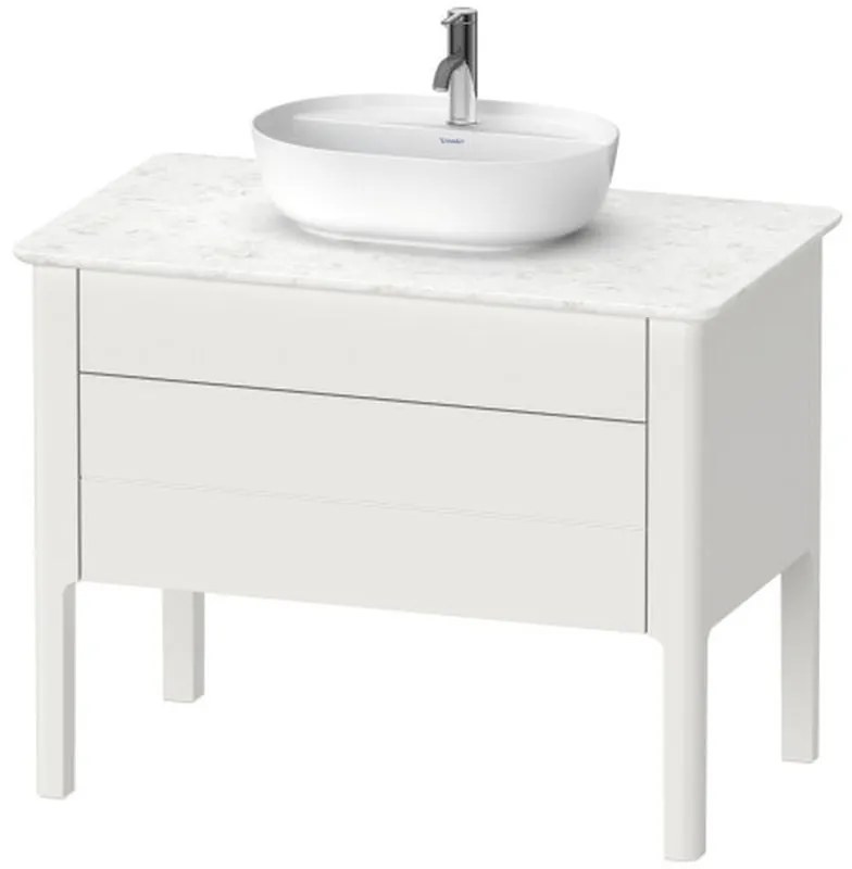 Duravit Luv dulap 93.8x57x74.3 cm sub chiuveta pe picioare alb LU956903939