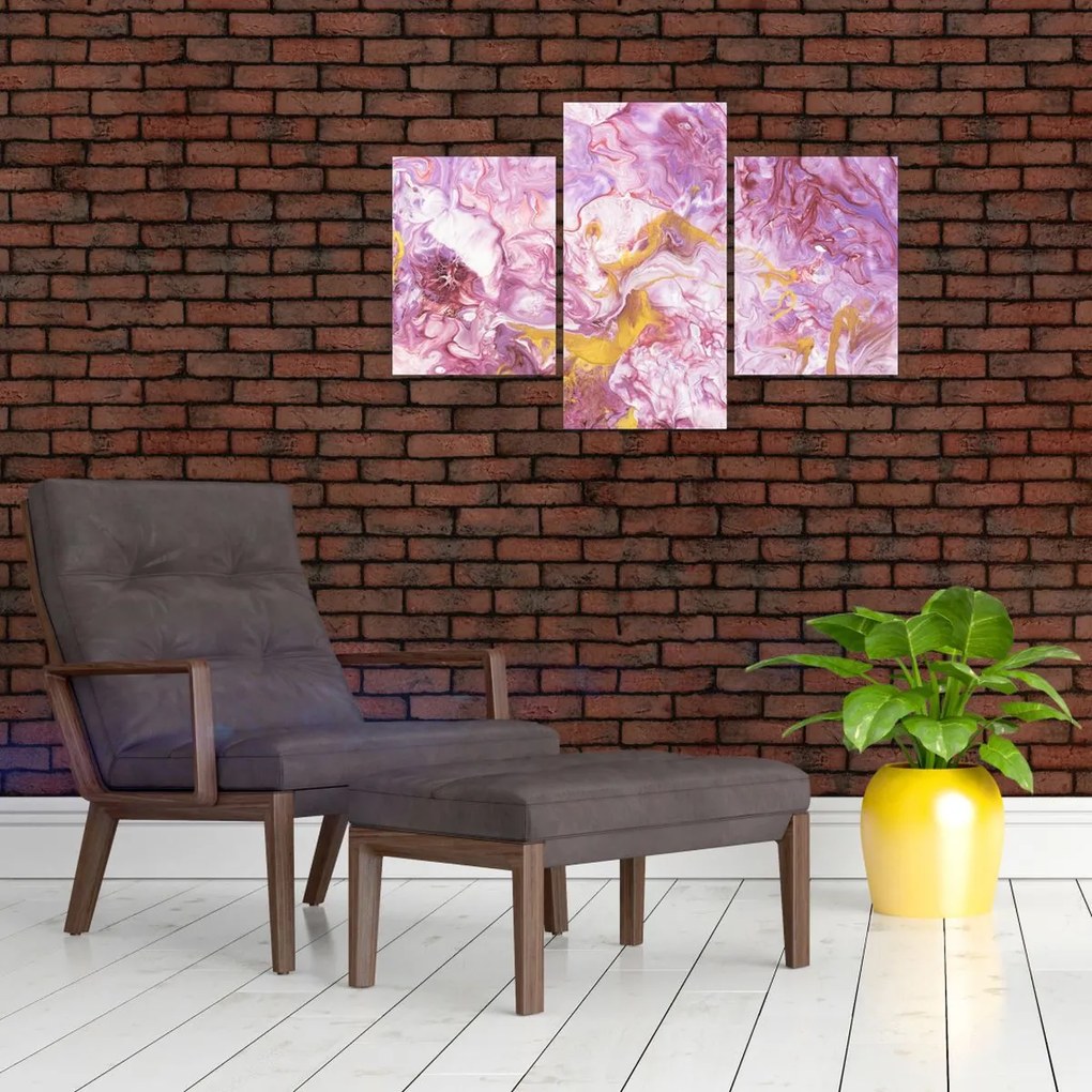 Tablou - Abstract roz (90x60 cm)