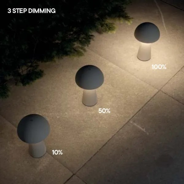 Redo 90439 - Lampă tactilă LED reglabilă KIRA, 4,7 W, 230 V, 2200 mAh, negru