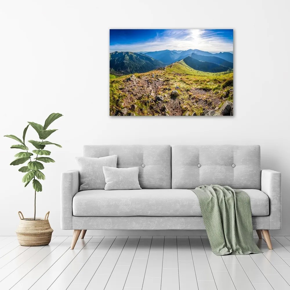 Imprimare tablou canvas Panorama de munte