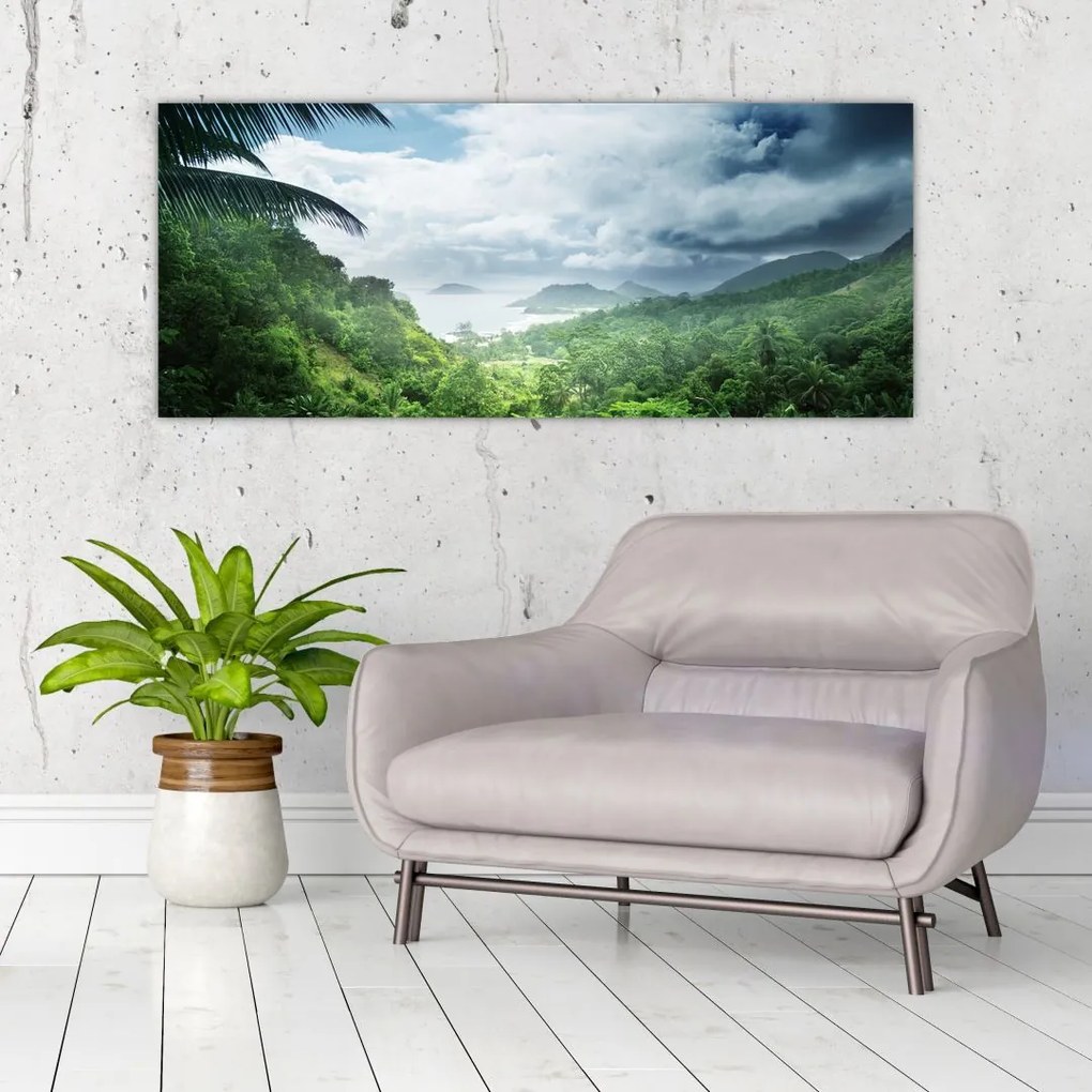 Tablou -Jungla din Seychelles (120x50 cm)