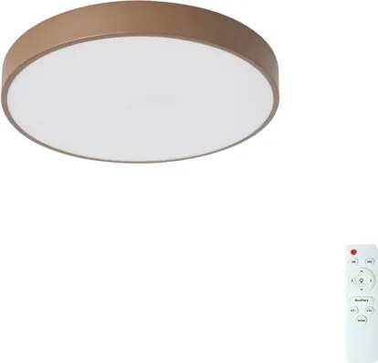 Brilagi - Plafonieră LED dimabilă POOL LED/36W/230V 3000-6000K 30 cm maro + telecomandă