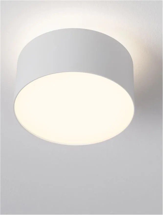 Spot aplicat, Plafoniera LED Ozen alb, 14cm