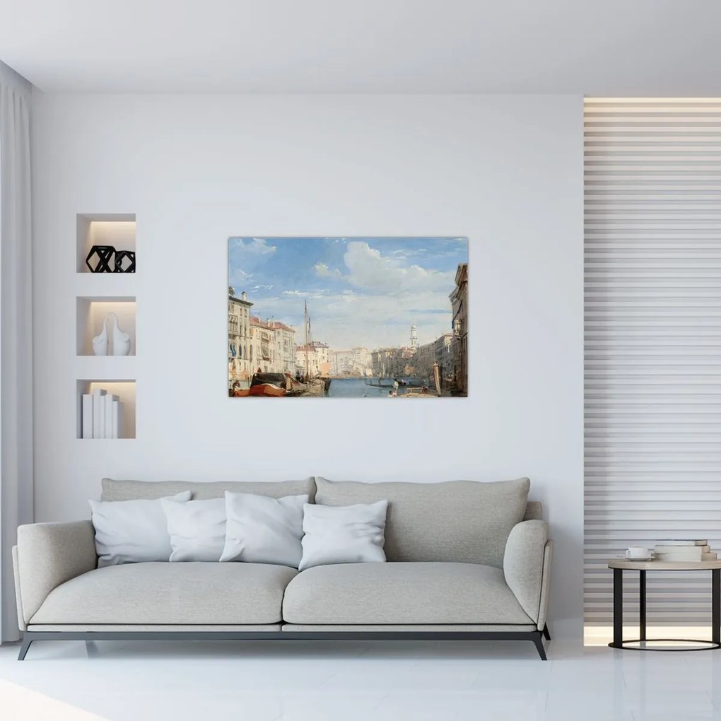 Tablou - Richard Parkes Bonington, The Grand Canal, reproducere (90x60 cm)