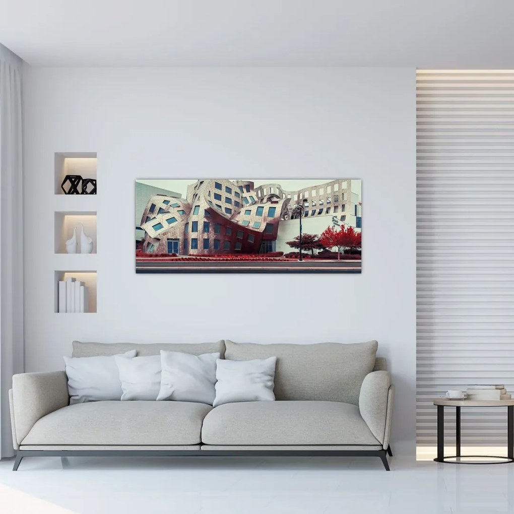 Tablou - construcție arhitectonică (120x50 cm)