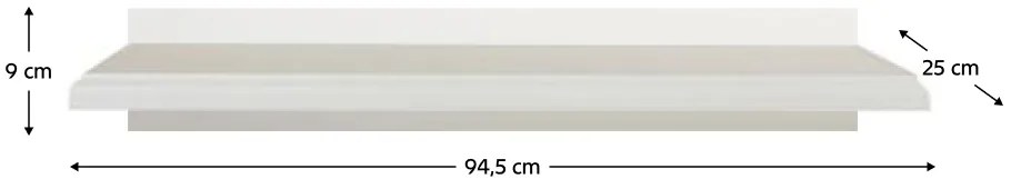 Rafting KENTAK POL95, alb alpin, 95 cm