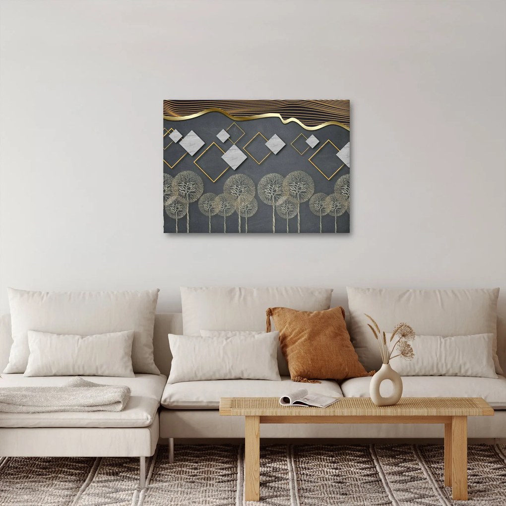 Tablou cu abstracție (70x50 cm)