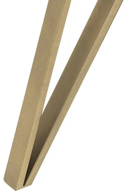Masă sufragerie MOLIR (alb + auriu) (pentru 6 persoane). 1026730