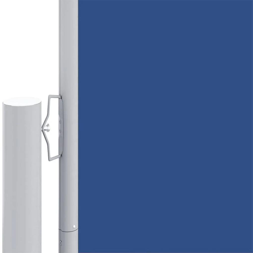 Copertina laterala retractabila, albastru, 180x1200 cm Albastru, 180 x 1200 cm