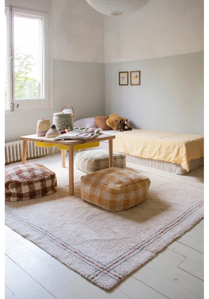 Covor crem lavabil/țesut manual din bumbac 170x240 cm Cuisine Natural – Lorena Canals