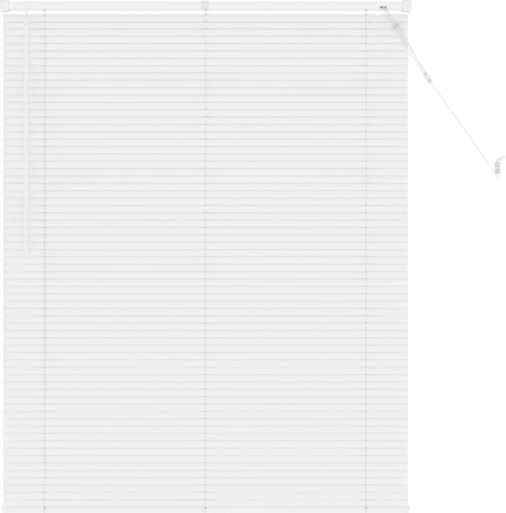 vidaXL Jaluzea venetiană Manual Ajustabil Alb 150 x 110 cm PVC