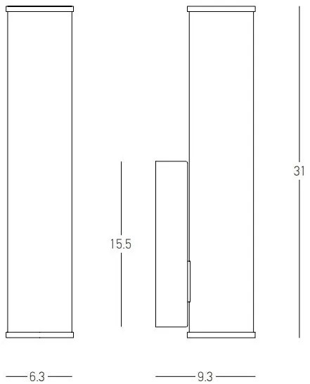 Aplica LED pentru baie stil minimalist Cleo
