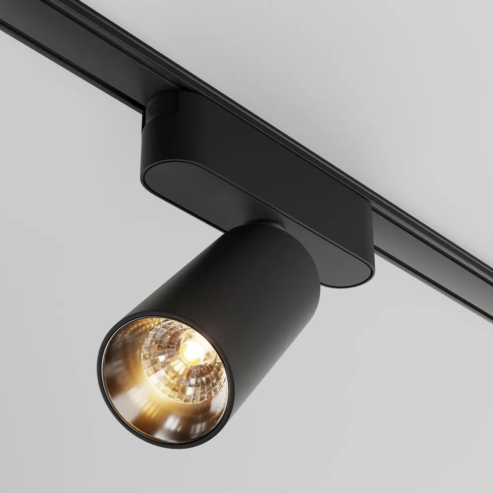 Spot LED, accesoriu pentru sina magnetica Radity, Focus negru 12W 4000K