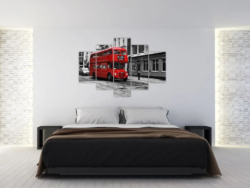 Tablou - Londra cu autobuz (150x105 cm)