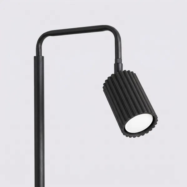 Sollux SL.2015 - Lampadar KARBON 1xGU10/10W/230V negru
