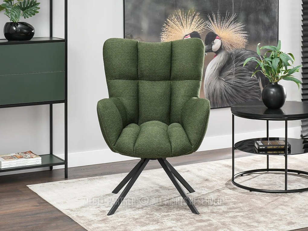 Fotoliu Kikino X (verde + negru). 1110138