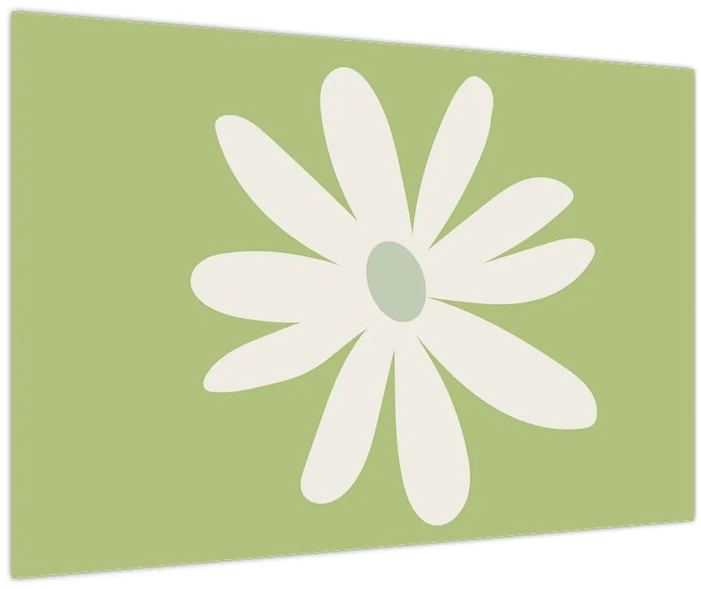 Tablou - Hippies, flori verzi N⁰2 (90x60 cm)