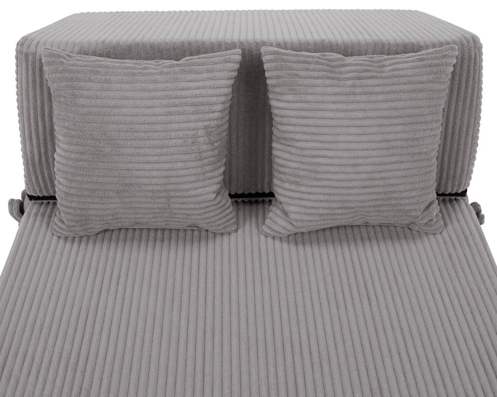 Scaun pliant/saltea PELOS, gri