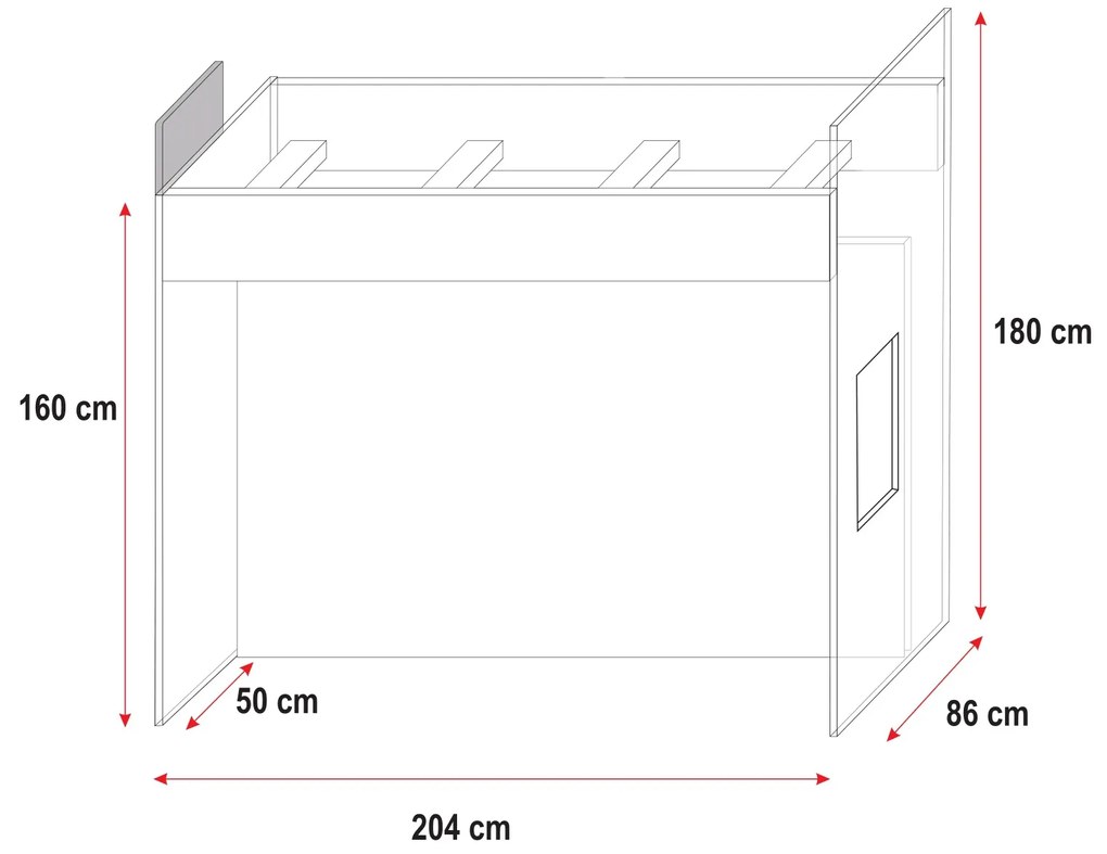 Zondo Pat pentru copii Ruby IV S (Alb + negru) (Cu somieră). 611106