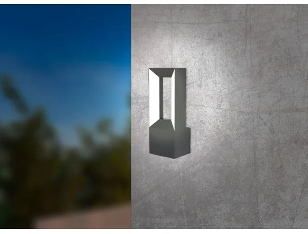 Aplică LED de exterior RIFORANO 2xLED/5W/230V IP44 Eglo 98725