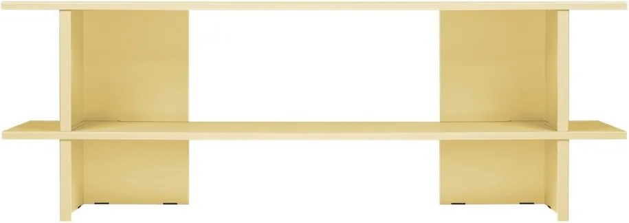 Etajeră galbenă din metal 160x57x37 cm Hes – noo.ma