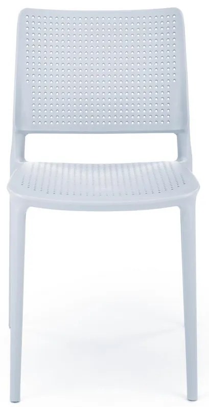 Scaun din plastic K514 albastru deschis