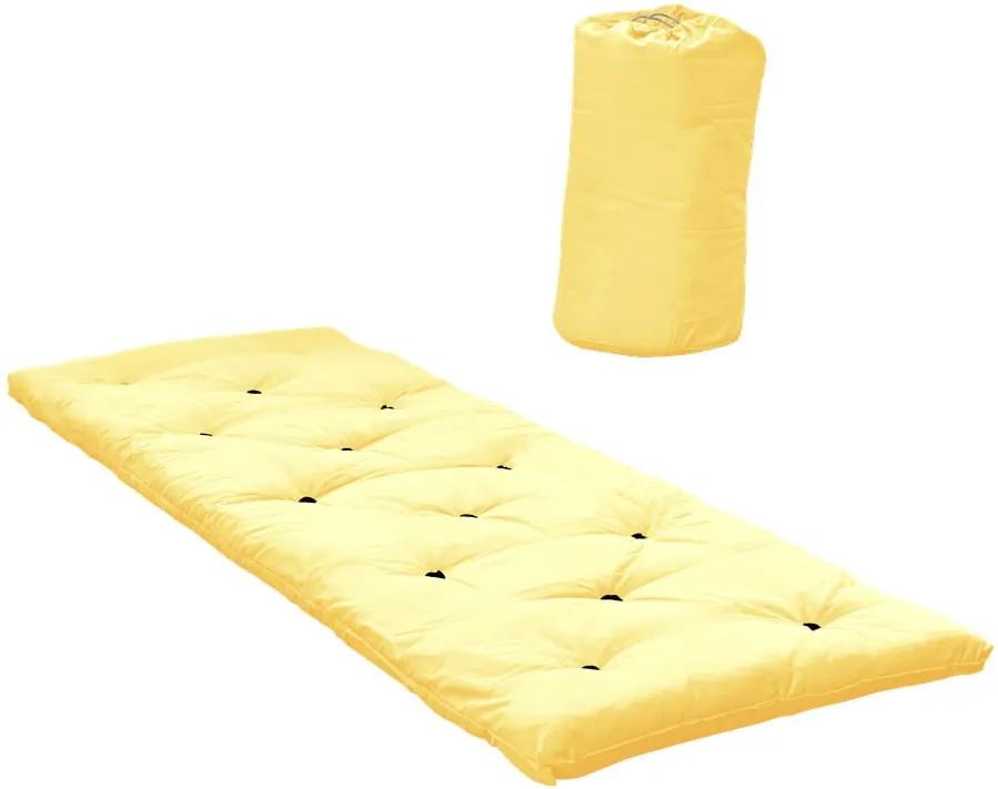Pat pentru oaspeți tip saltea Karup Design Bed in a Bag Yellow